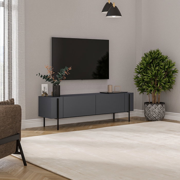 Hanah Home Herman Soporte para TV Antracita Hanah Home Herman Soporte para TV Antracita